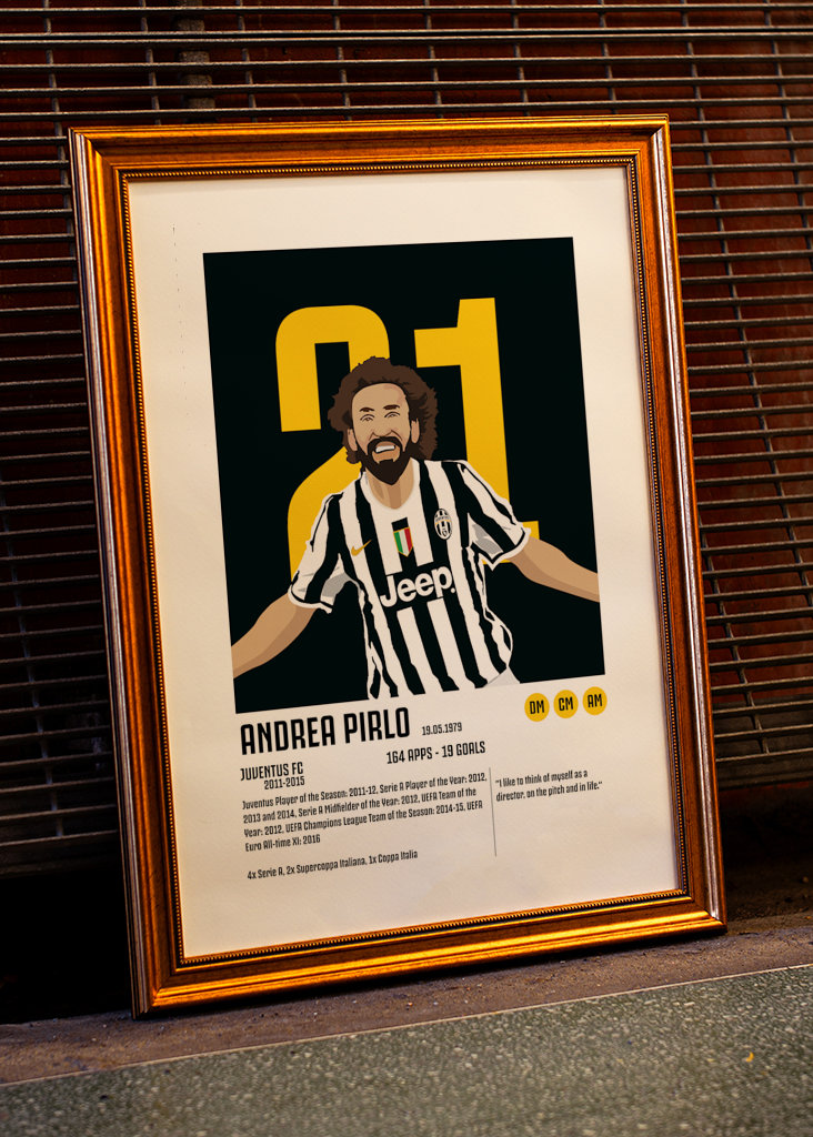 Plakát Andrey Pirlo