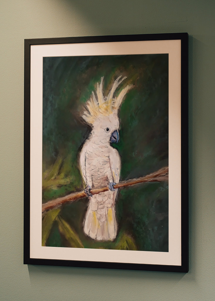 Cacatúa en el árbol