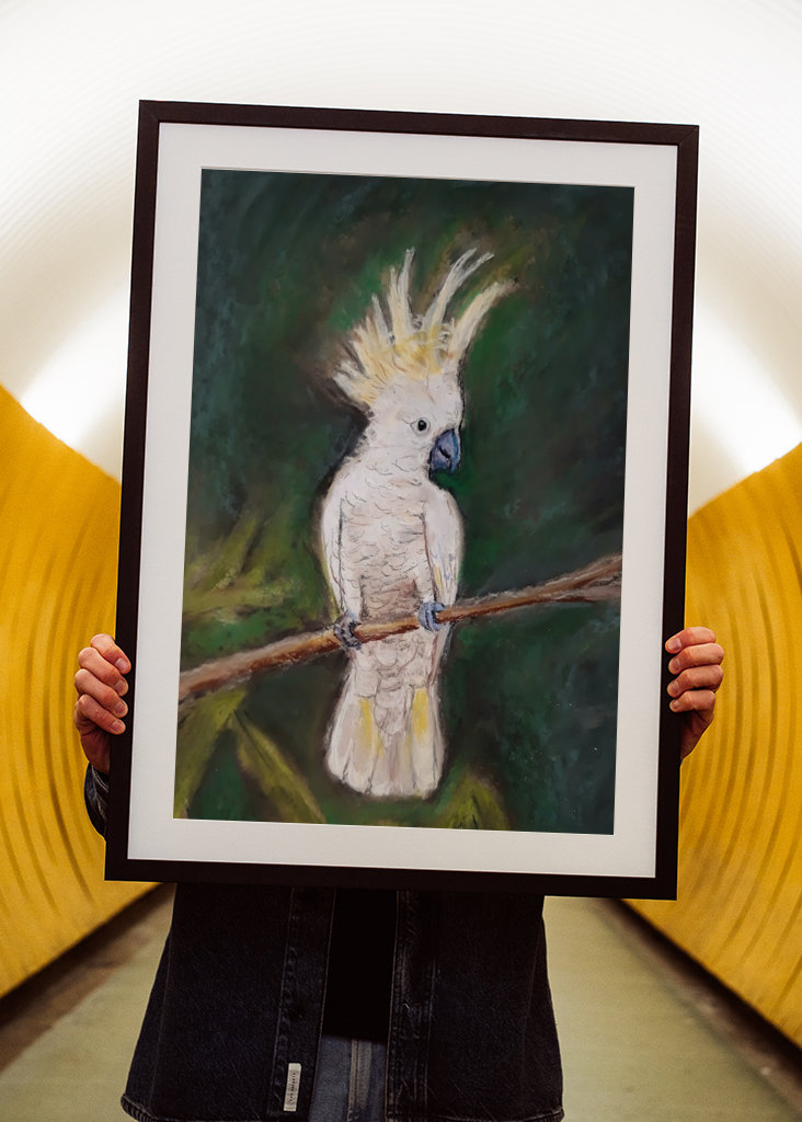 Cacatúa en el árbol