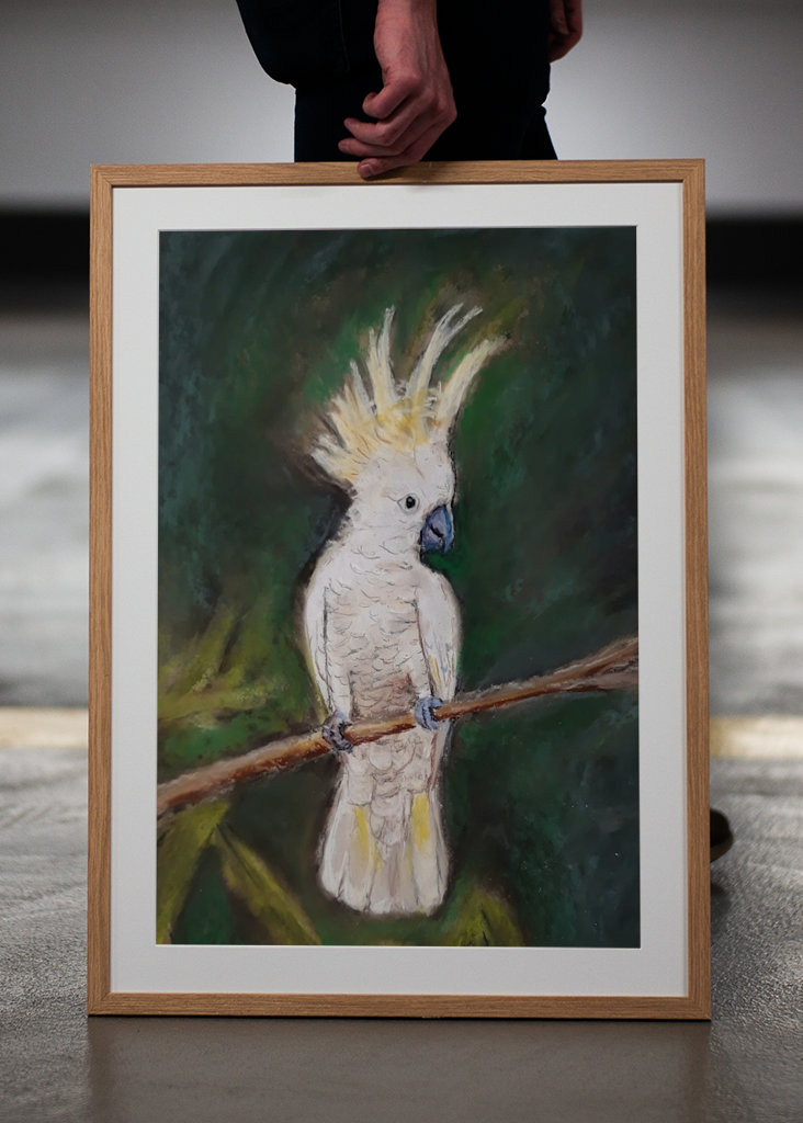 Cacatúa en el árbol