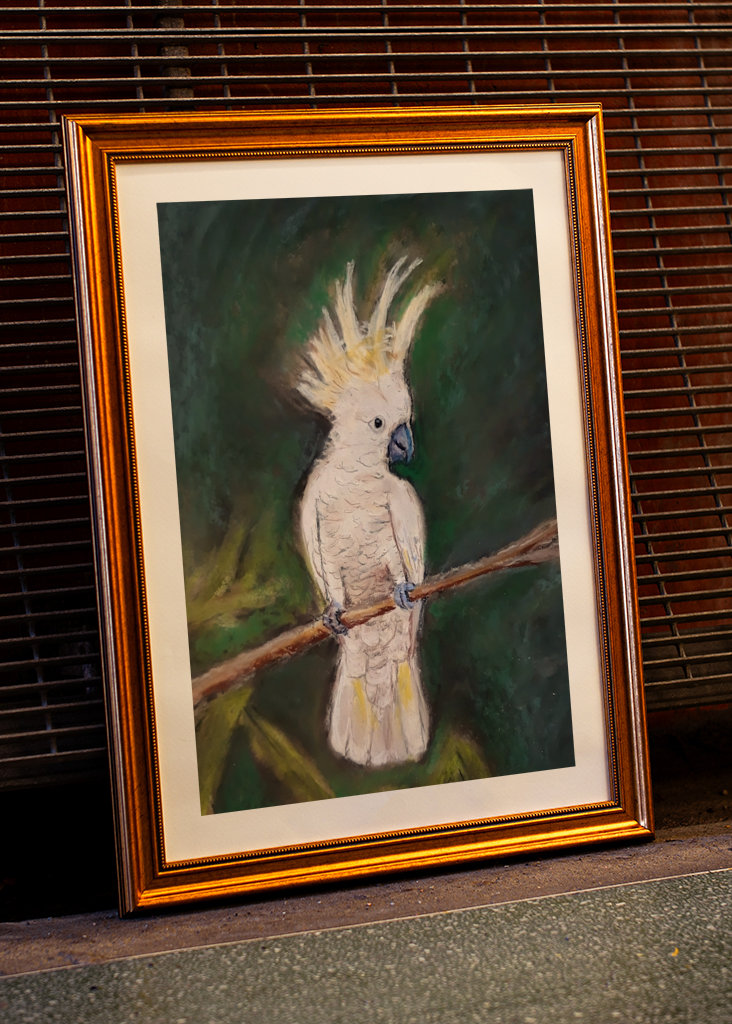 Cacatúa en el árbol