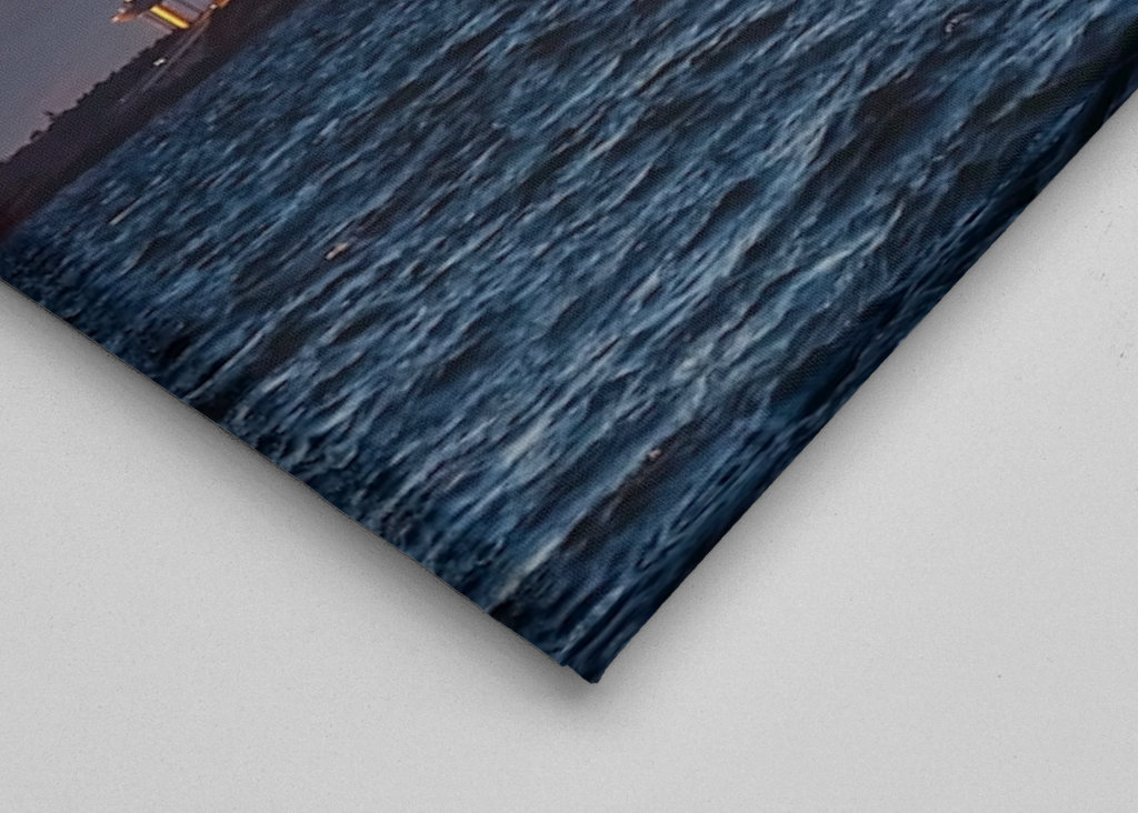 Die Ölandbrücke in der Abendsonne