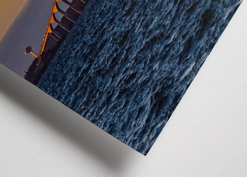 Die Ölandbrücke in der Abendsonne