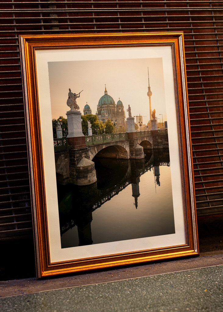 Berliner Dom zu Sonnenaufgang