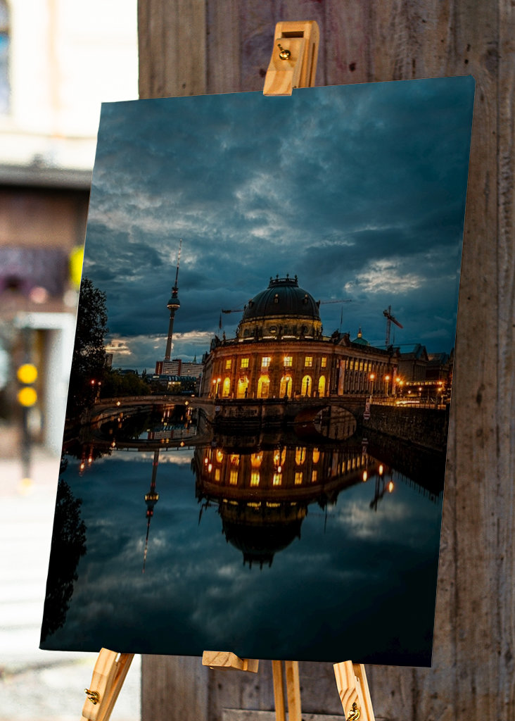 Blaue Stunde am Bode Museum