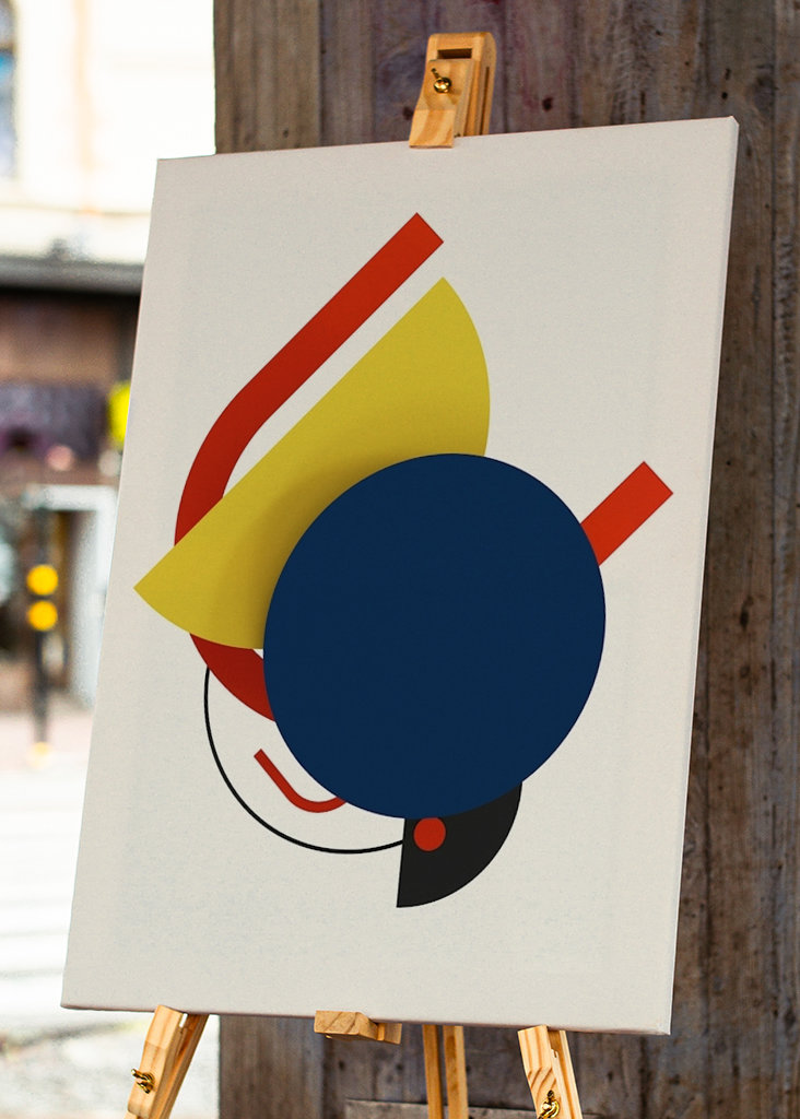 Retro geometriska enkla former