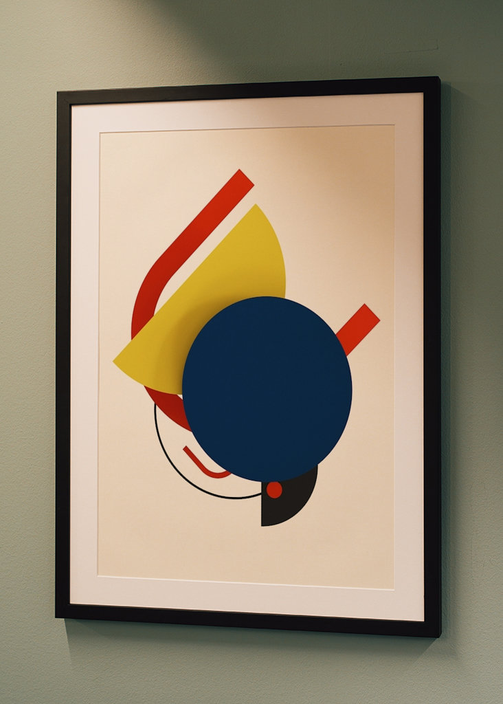 Retro geometriska enkla former