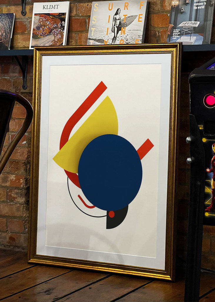 Retro geometriska enkla former