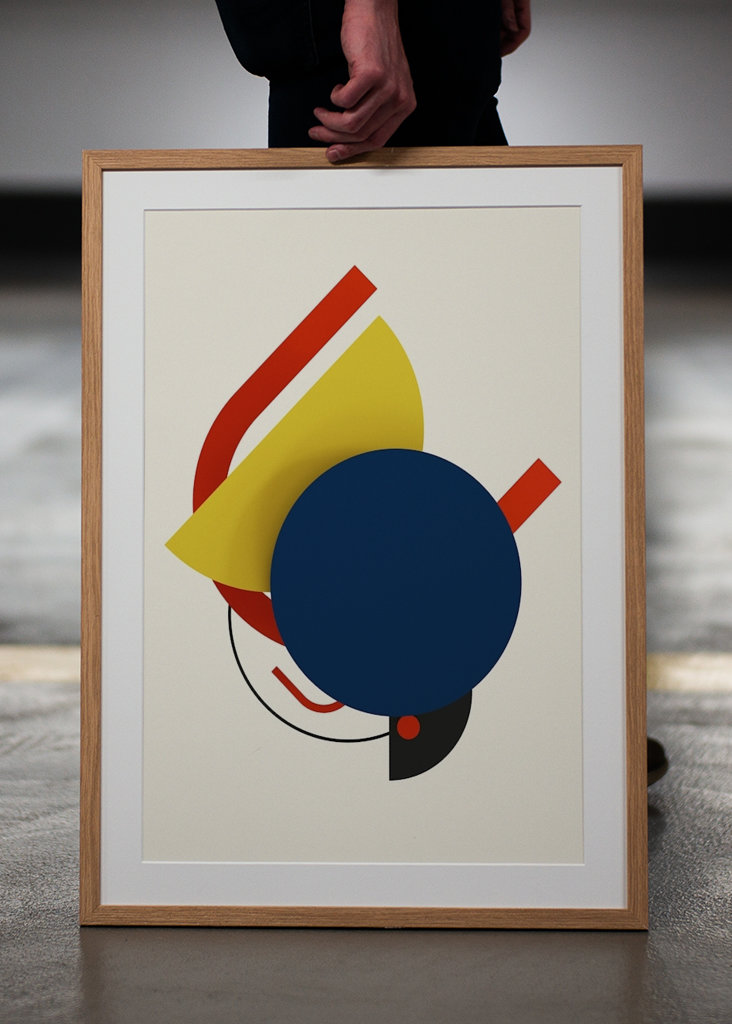 Retro geometriska enkla former