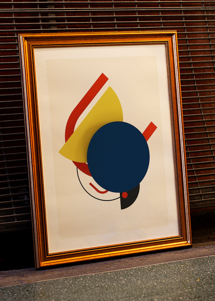 Retro geometriska enkla former