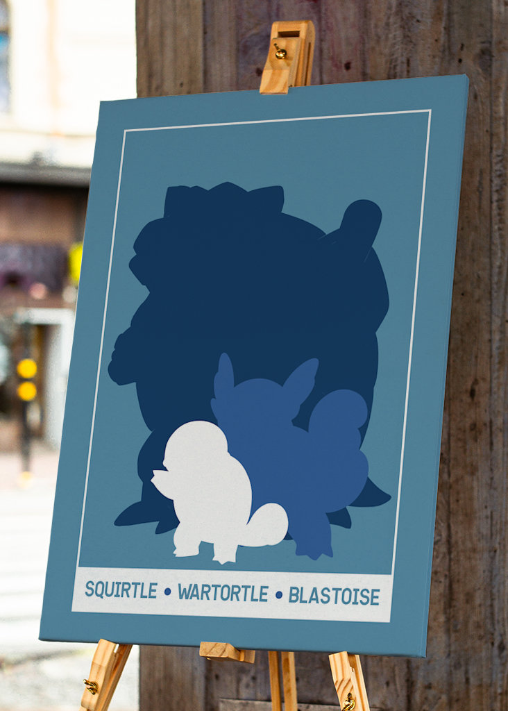 Squirtle Pokemon plakat