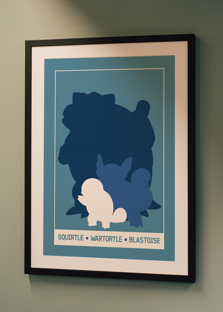 Squirtle Pokemon plakat