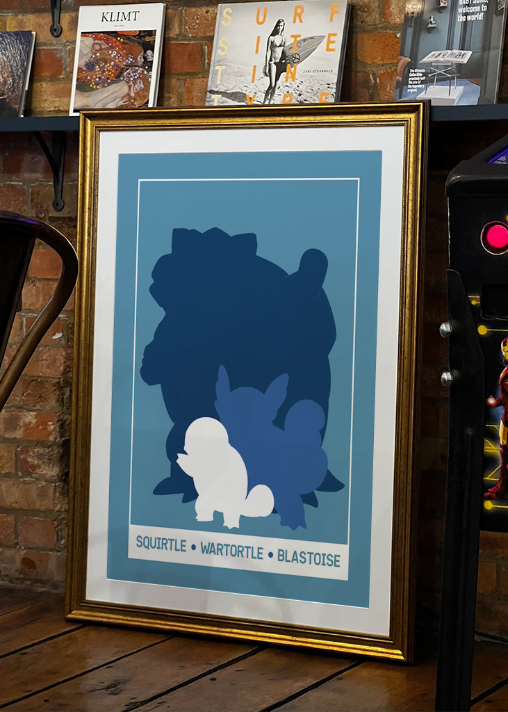 Squirtle Pokemon plakat