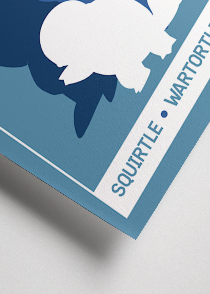 Squirtle Pokemon plakat
