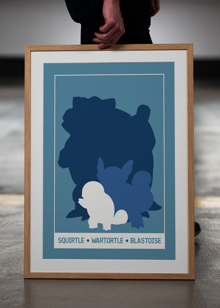 Squirtle Pokemon plakat