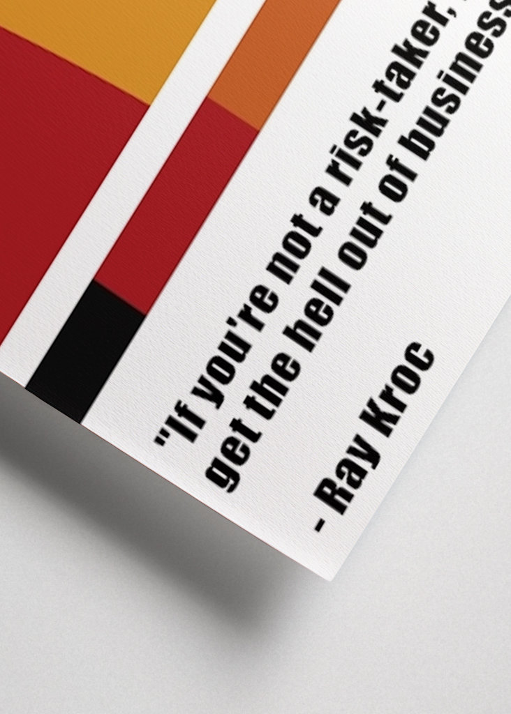 Ray Kroc citoval plakát