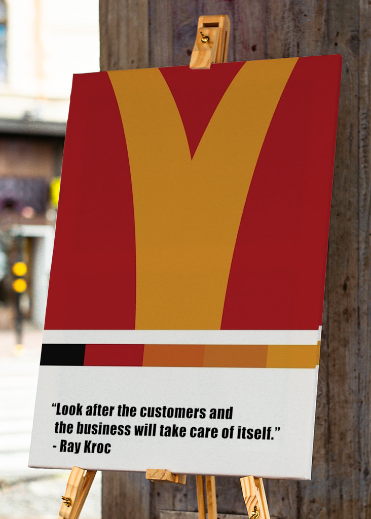Ray Kroc Citat Poster