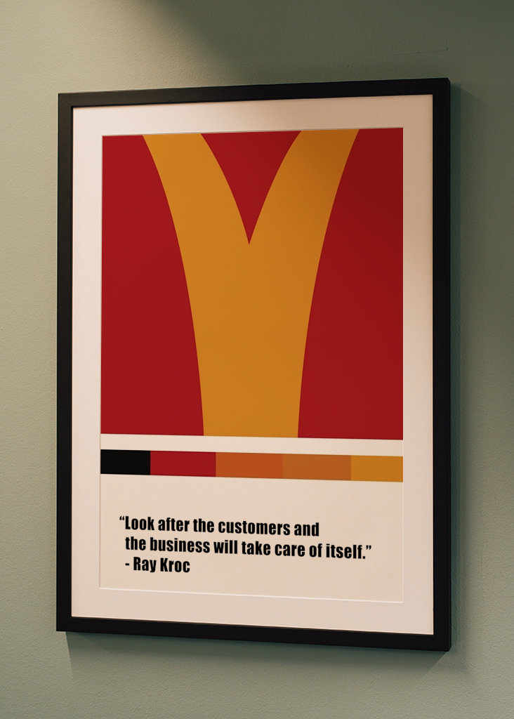 Ray Kroc Citat Poster