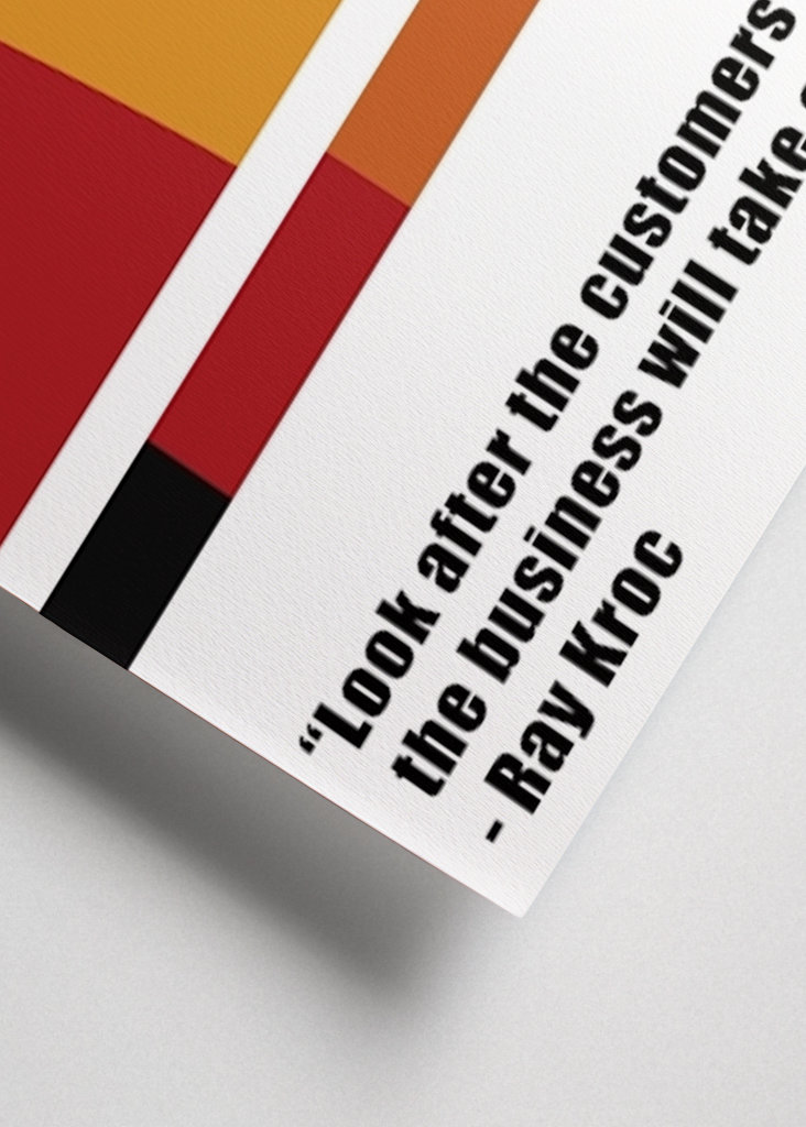 Ray Kroc Citat Poster