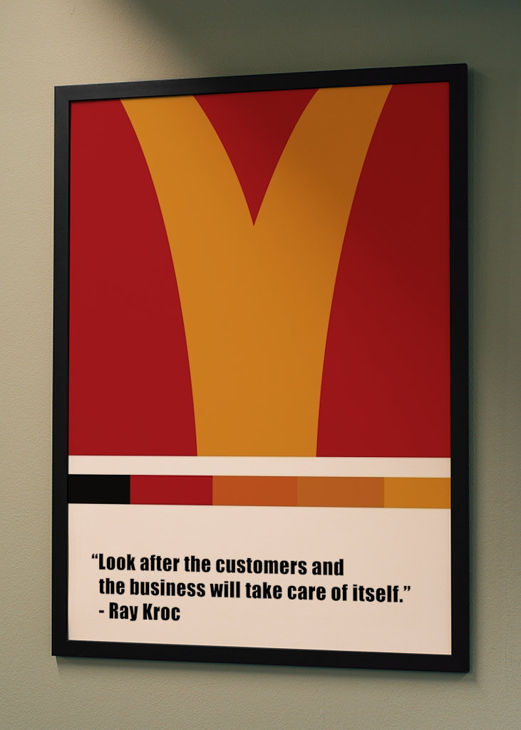 Ray Kroc Citat Poster