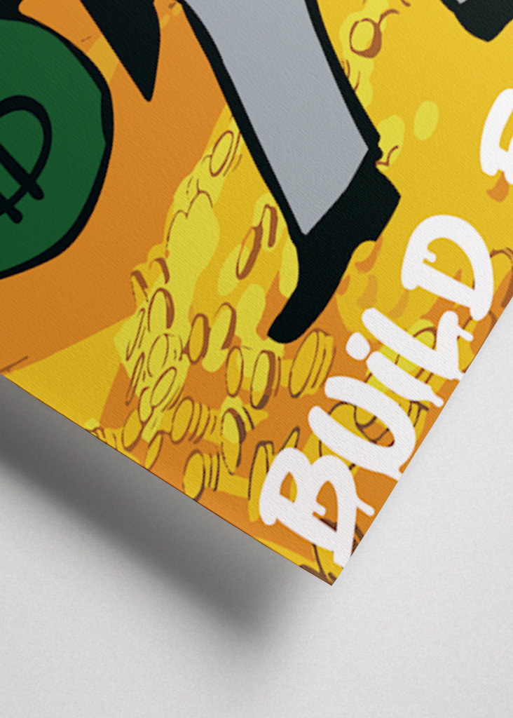 Monopoly Guy Hustle Poster