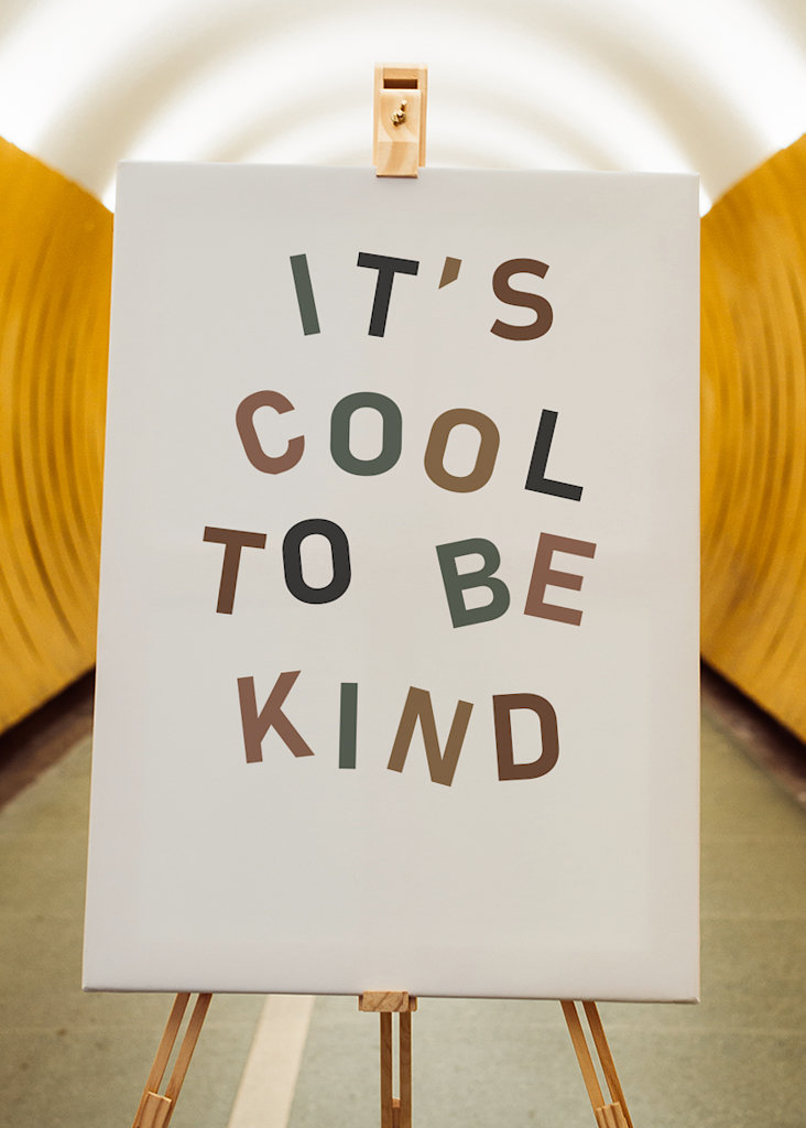 It's cool to be kind Poster