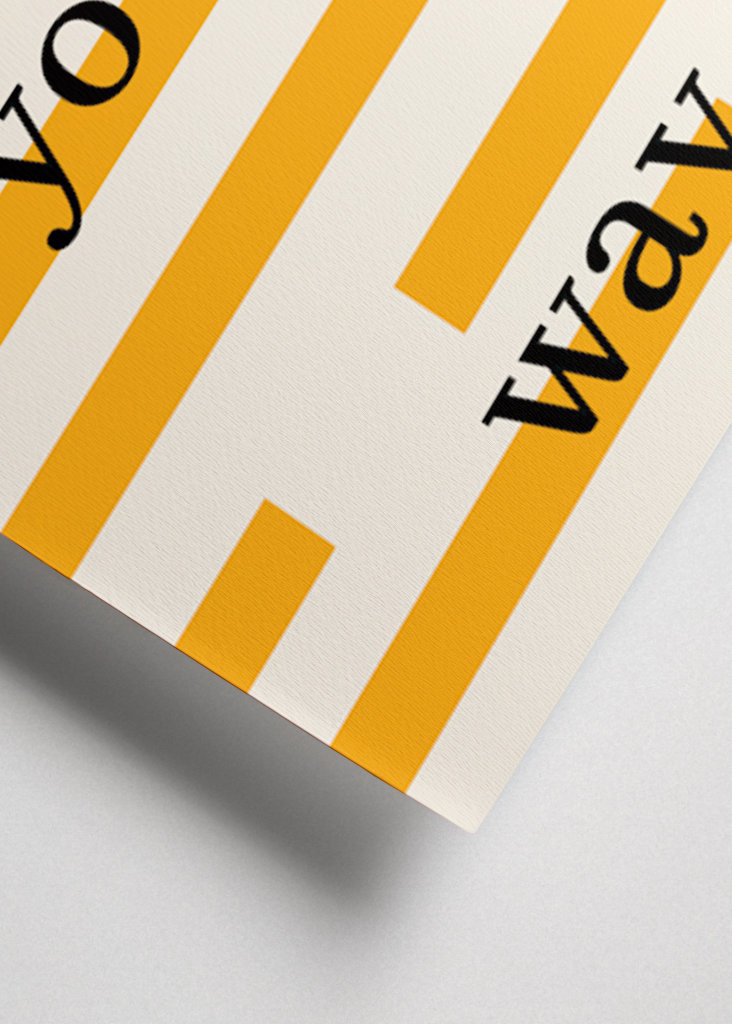 You can go your own way Poster