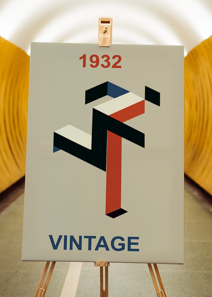 Bauhaus 1932 Vintage Poster