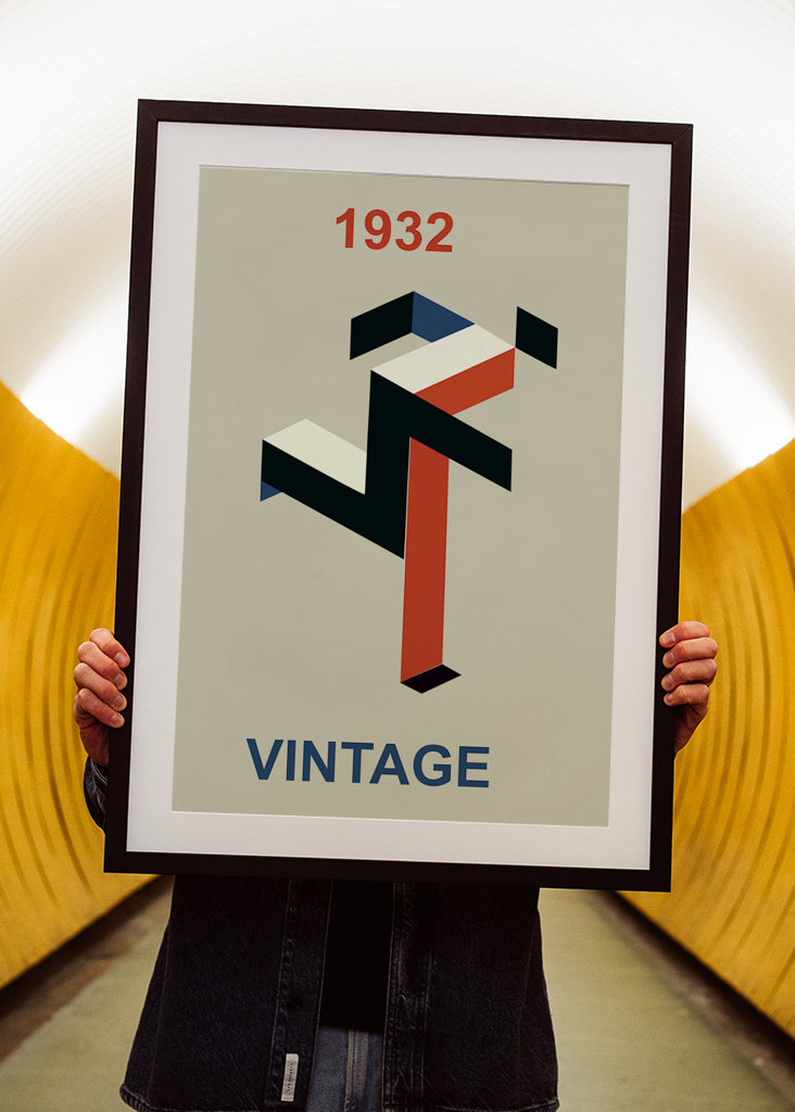 Bauhaus 1932 Vintage Poster