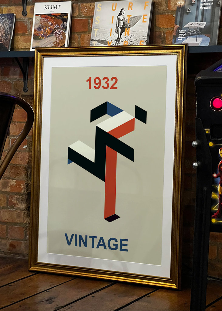 Bauhaus 1932 Vintage Poster