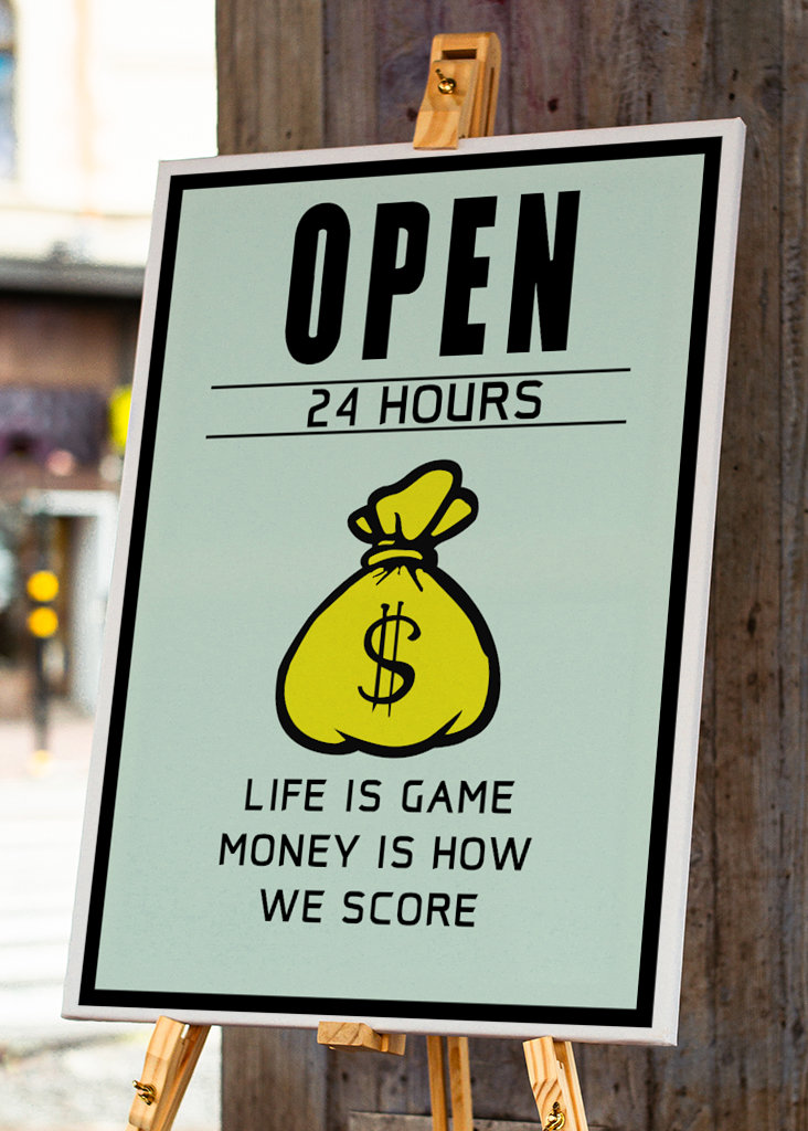 Monopoly Money Poster