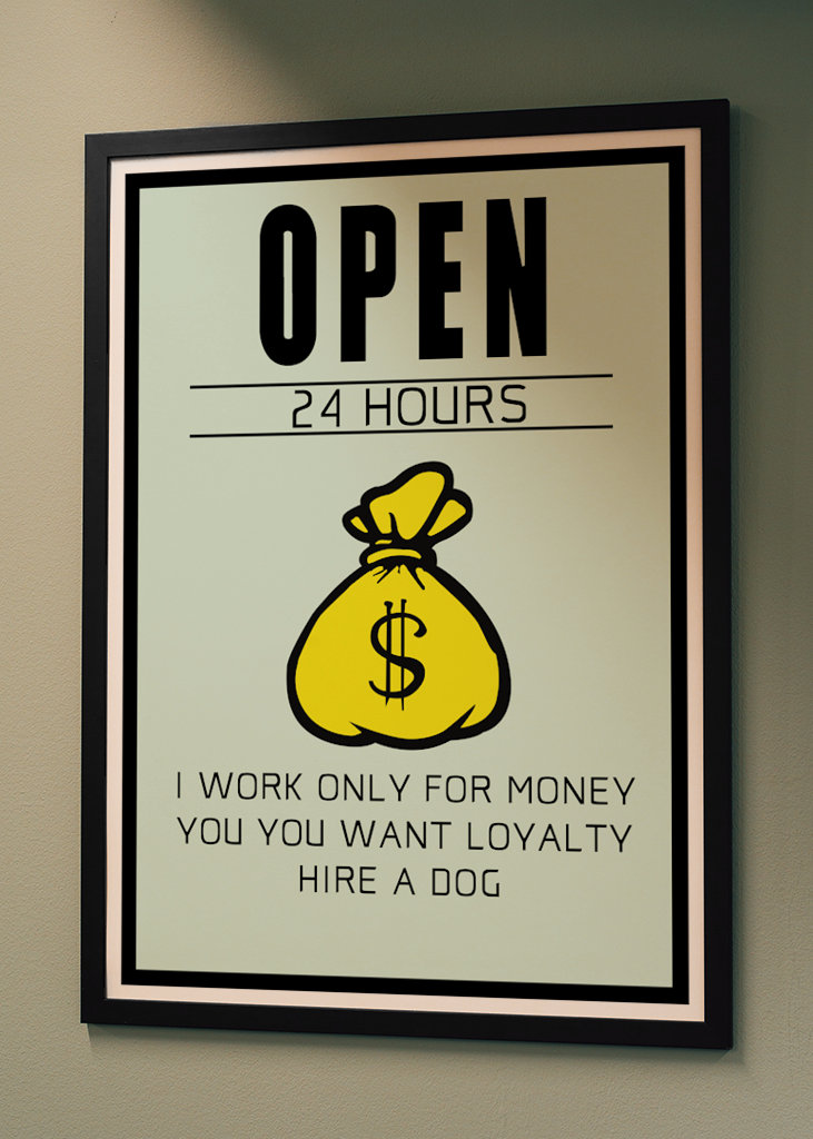 Monopoly Money Poster