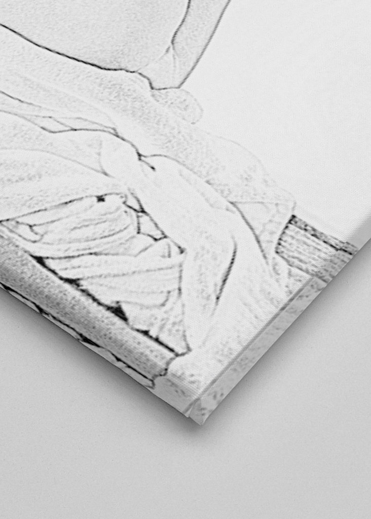 Dessin nu d’une jeune femme