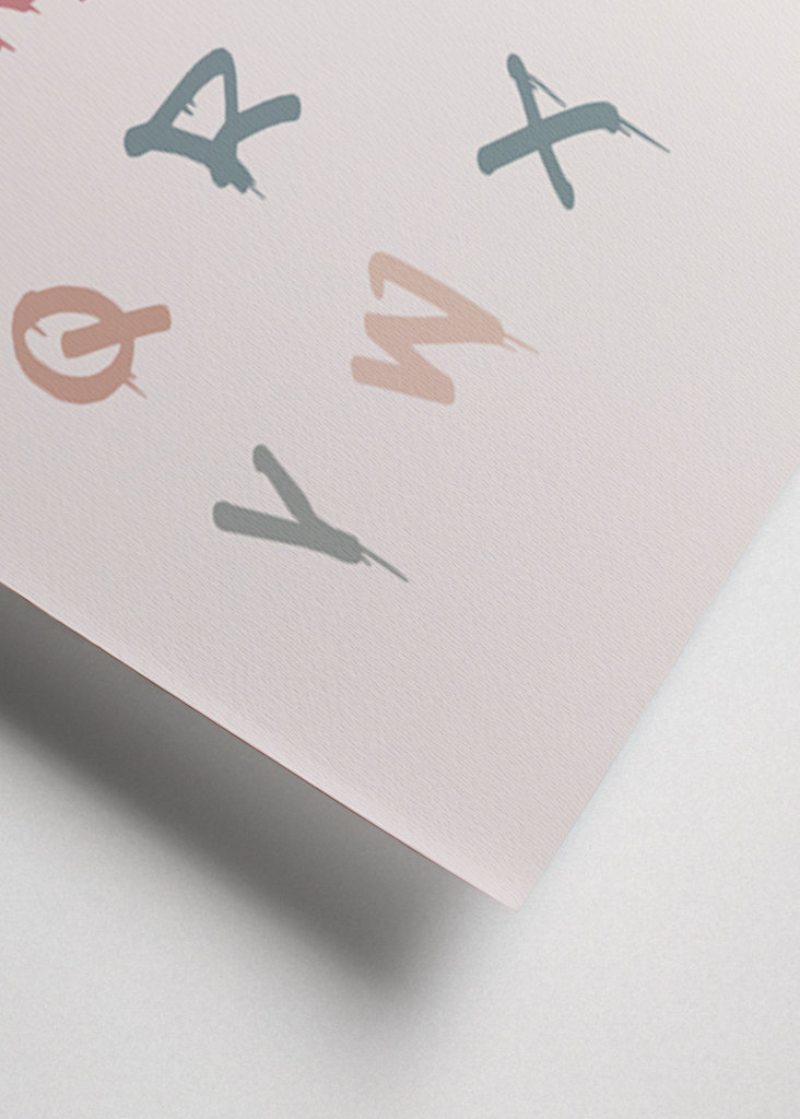 Alphabet Poster