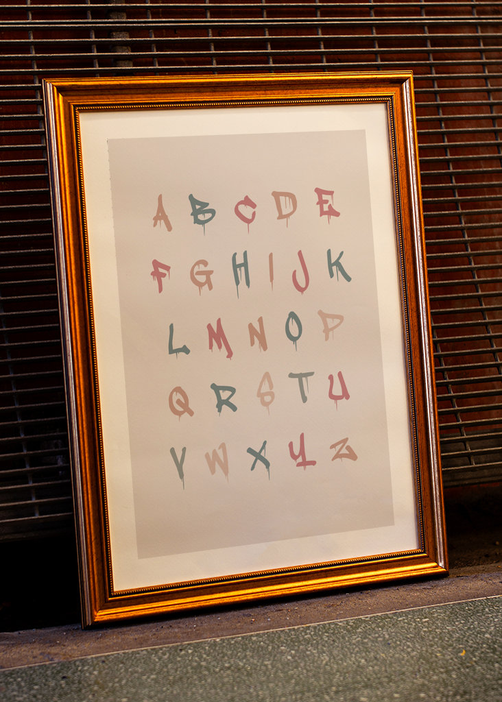 Alphabet Poster