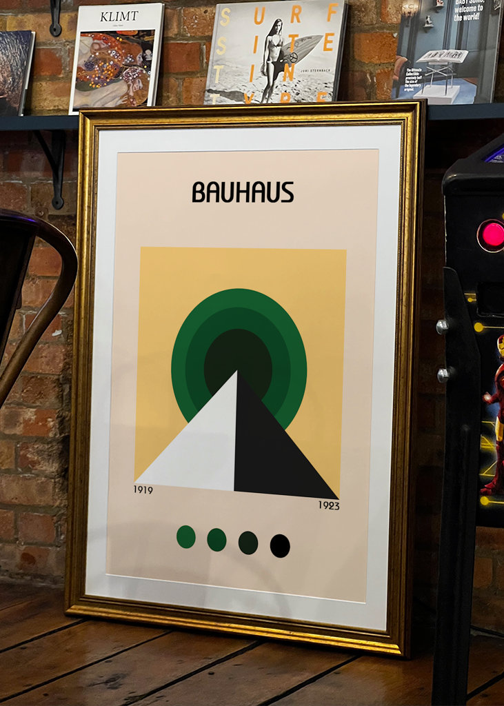Bauhaus pyramide plakat