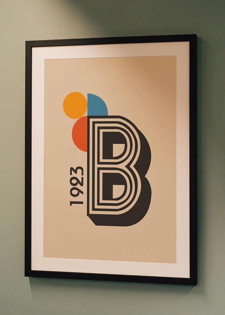 Bauhaus B Poster