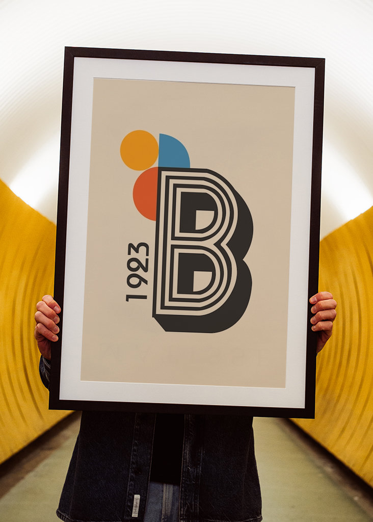 Bauhaus B Poster