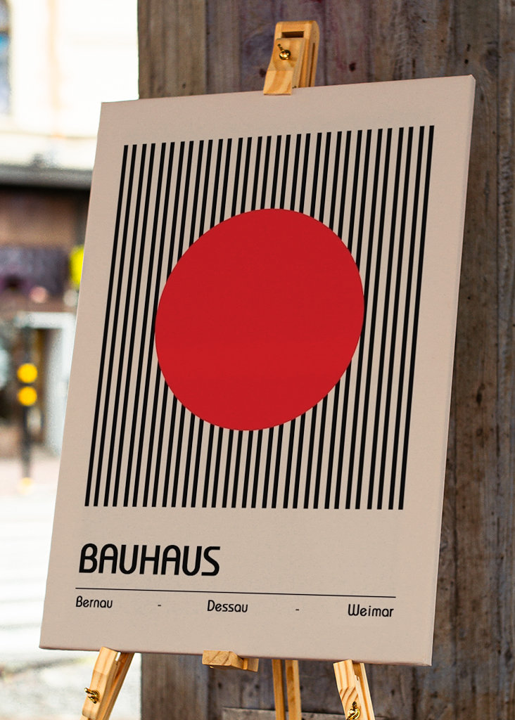 Originální plakát Bauhausu