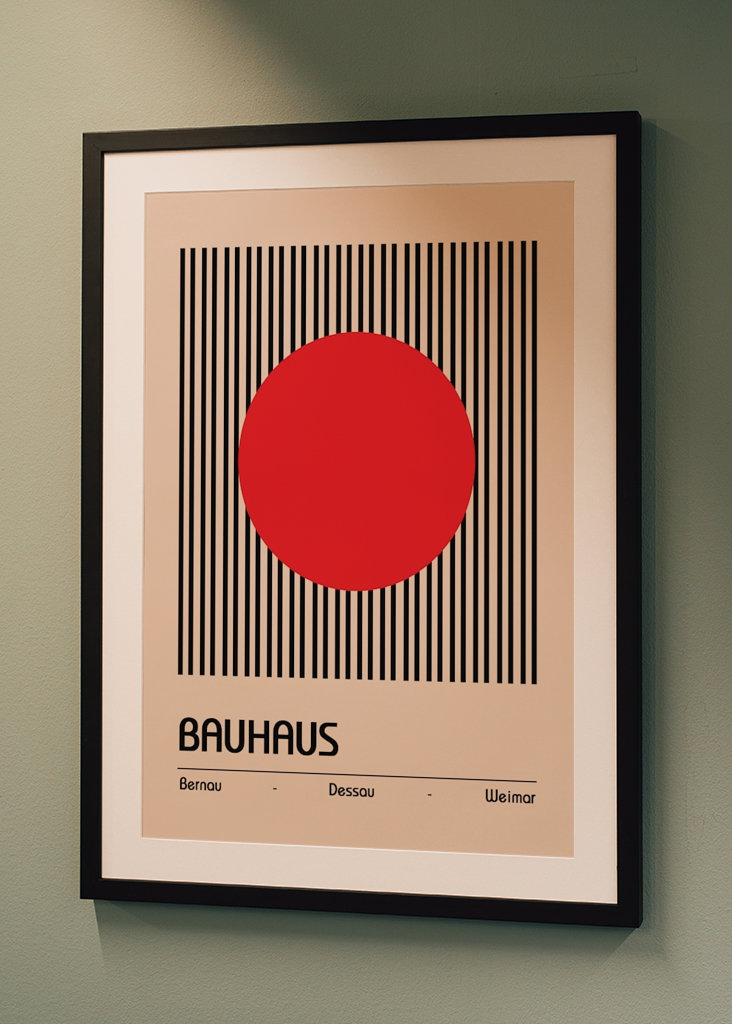 Originální plakát Bauhausu