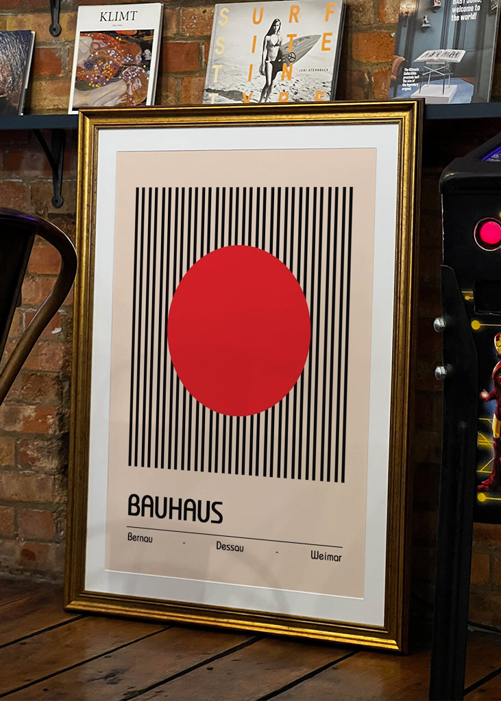 Originální plakát Bauhausu