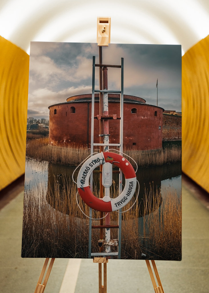 Redningskrans på Malmøhus Slot