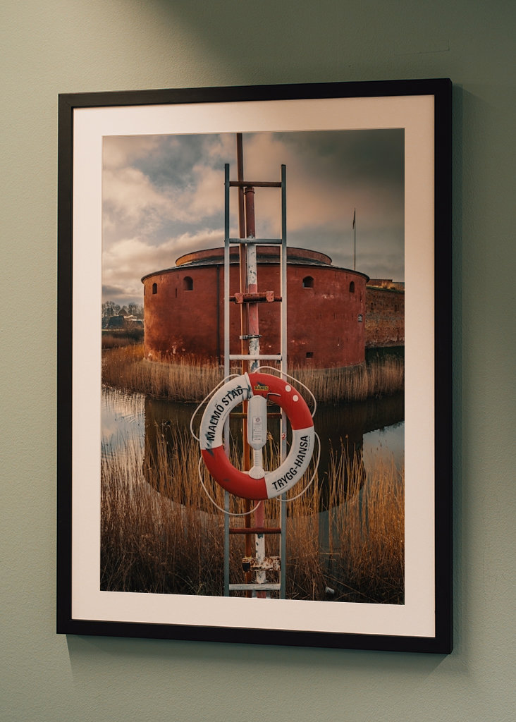 Redningskrans på Malmøhus Slot