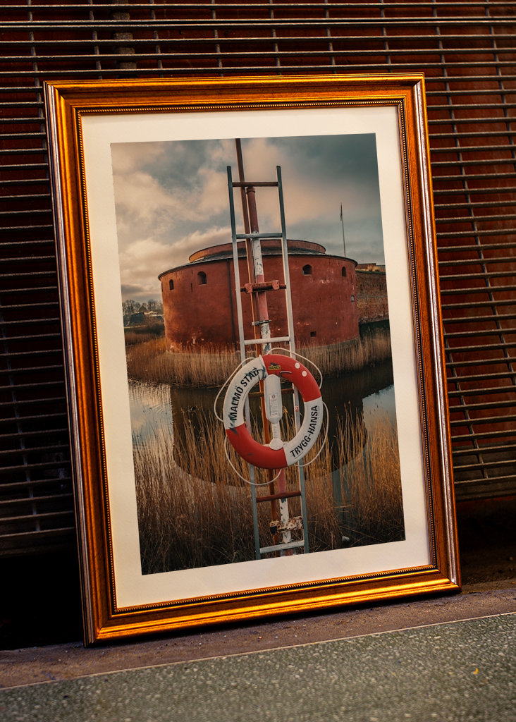 Redningskrans på Malmøhus Slot