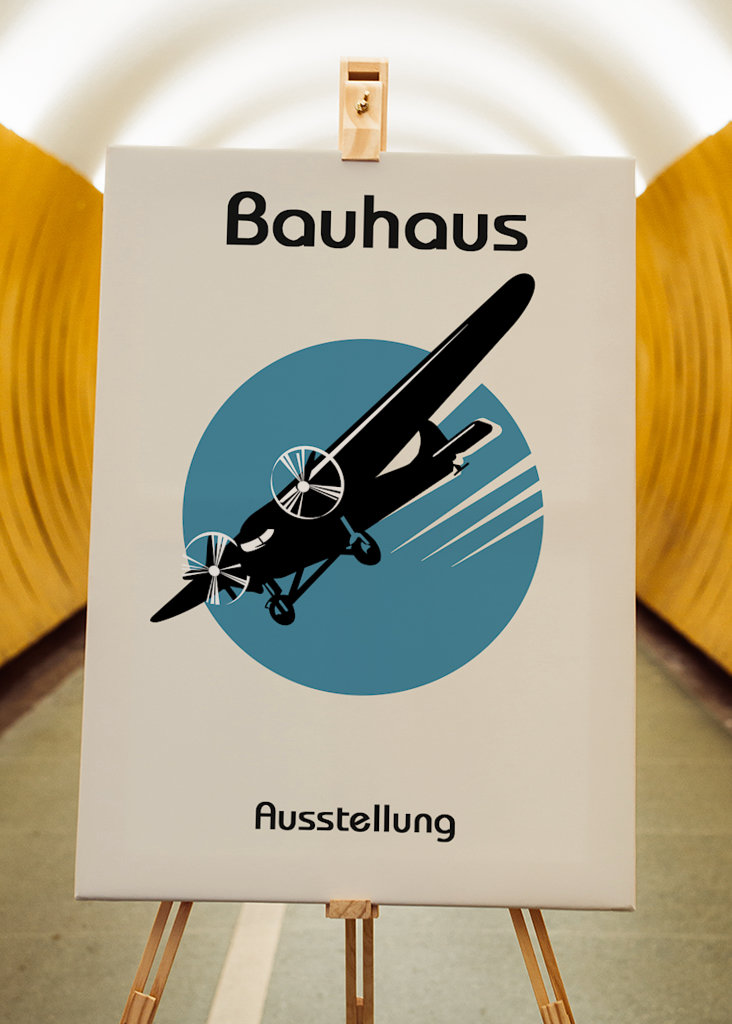 Bauhaus Vliegtuig Poster