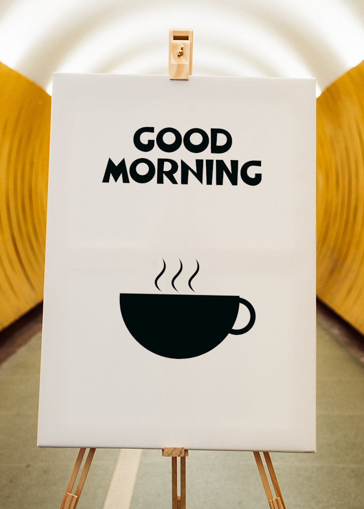 Cartel de Buenos Días