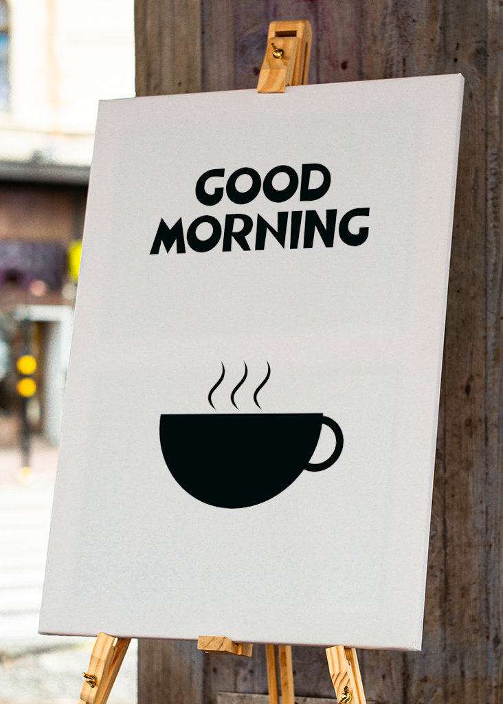 Cartel de Buenos Días