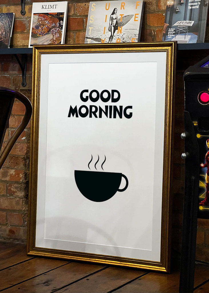 Cartel de Buenos Días