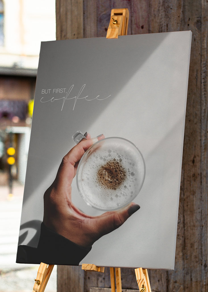 De először is, kávé