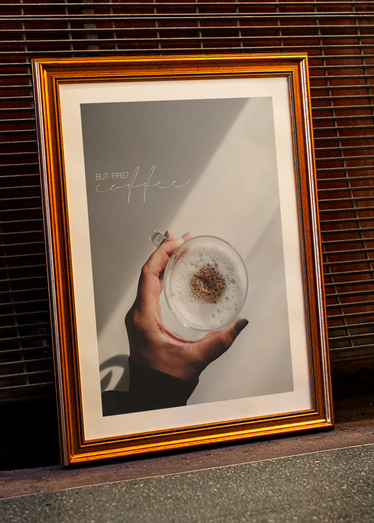 De először is, kávé